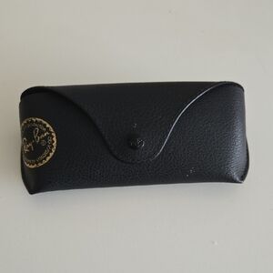 Ray-Ban Black and Gold Sunglasses Case